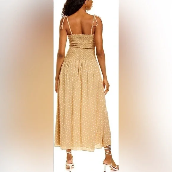 gold maxi dress revolve Lilith Dress in Goldenrod main image 1